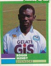 230 ROGER MENDY SENEGAL PESCARA CALCIO STICKER FIGURINE CALCIO 1993 VALLARDI