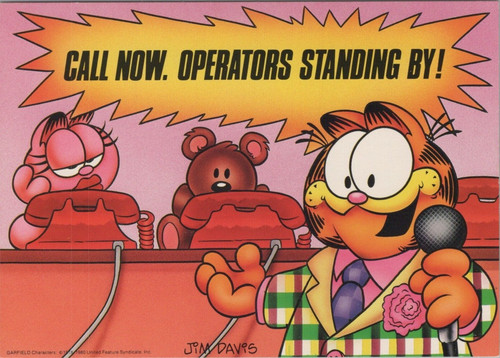 Garfield cat telethon - garfield, host