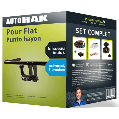 Attelage pour fiat punto hayon - attelage,