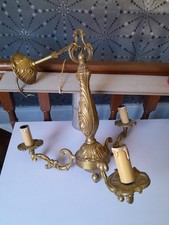 Lustre plafonnier ancien - , en