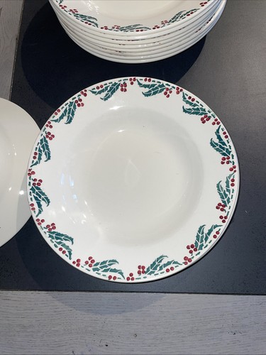 Assiettes creuses décor - assiettes,