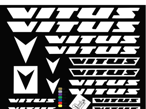 Kit autocollants vitus - kit, 16