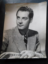 authentique georges guetary annees 40 autographe sur GRANDE  photo STUDIO CARLET