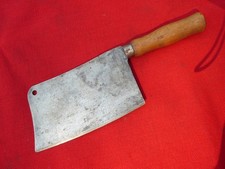 couperet hachoir feuille de boucher couteau de boucher outil ancien