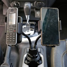 Double Portable Smartphone Navi Support Cygne Universal Porte-Boissons Voiture