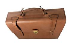 Sassi xyz Cuir Naturel Sac à Outils porte Documents Serviette à Rabat