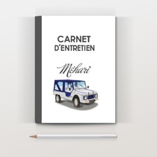 Carnet entretien méhari - d'entretien,