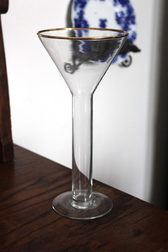 Tall martini glass - martini, shaped