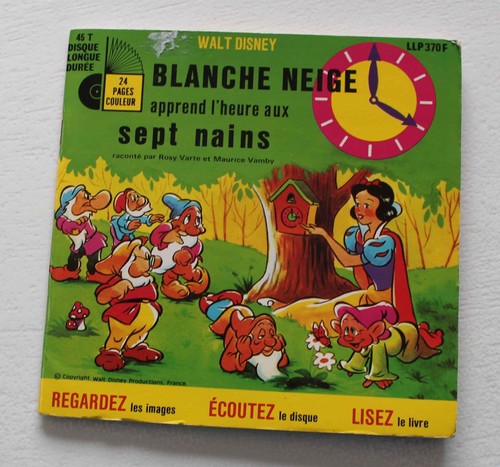 Blanche neige apprend heure - apprend, l'heure