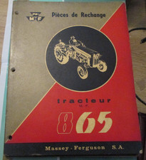 Massey Ferguson MF 865 1959 Revue catalogue pièces de rechange tracteur