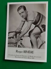 CYCLISME carte cycliste ROGER RIVIERE