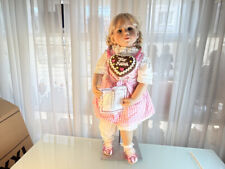 Poupée d'artiste poupée Monika Peter poupée légère en vinyle 82 cm. Excellent...