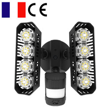 Éclairage de sécurité LED Extérieur avec Détecteur de Mouvement 3600lm 36W IP65