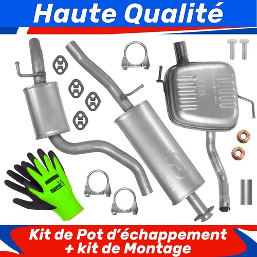 Kit pot échappement - de, pour