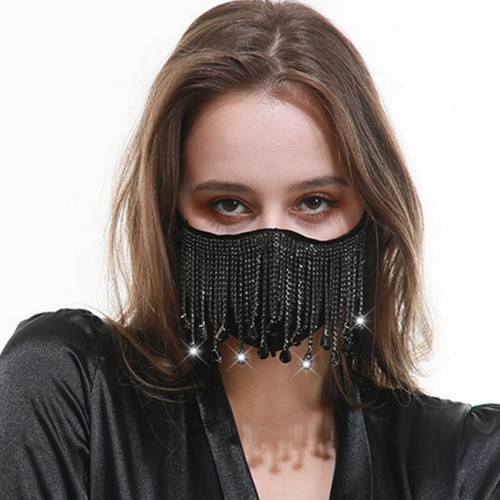 Bling strass tassel - strass, mask