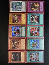 Lot cartes Dragon et dieux Egyptiens Yugioh