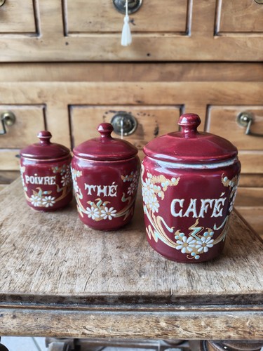 Ensemble trois pots art - ensemble,