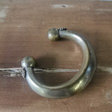 Ancien Bracelet Jonc En Métal