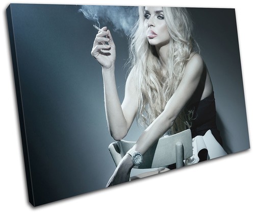 Woman smoking sexy - woman,
