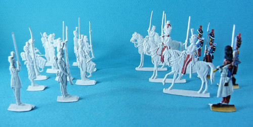 Plats étain zinnfiguren - d'étain,