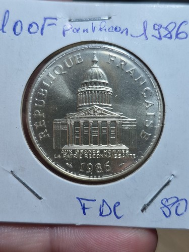 163 100 francs 1986 - ~, argent
