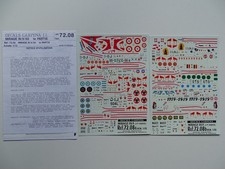 Carpena decals 1/72  Mirage III/5 Pt. 1