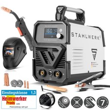 STAHLWERK Poste à souder FLUX 160 ST Digital avec 160 A, dévidoir synergique, fo