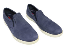 Chaussures PRADA Pour Homme (UK) 7 Bleues À Enfiler Basses À Bout Rond