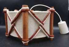 Suspension Vintage en teck et