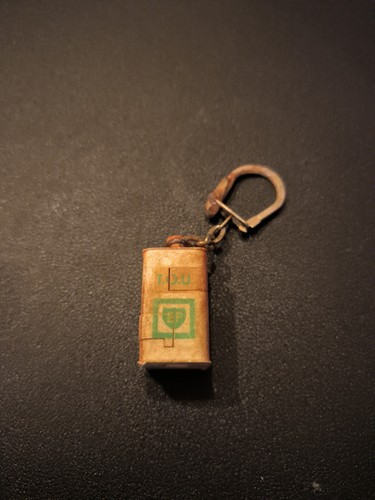 Porte clé vintage bidon - clé,