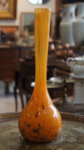 Magnifique vase en pâte - ,
