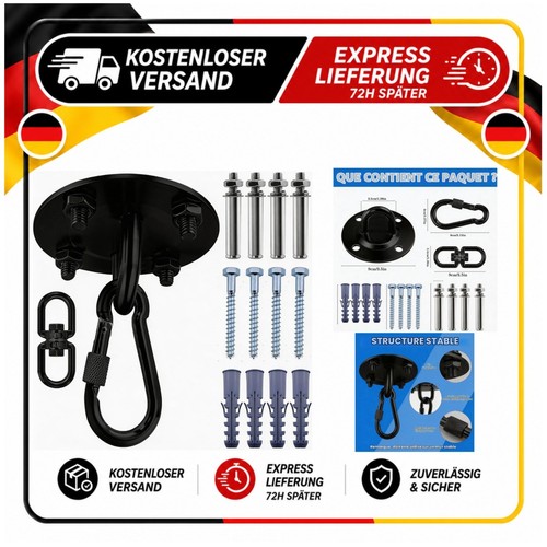 Kit fixation plafond acier