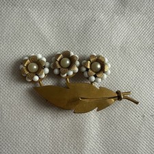 Broche Ancienne Plaque Or