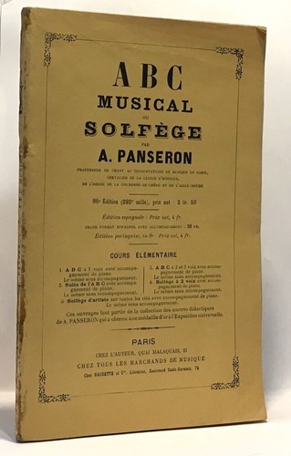 Abc musical solfège - abc, ou