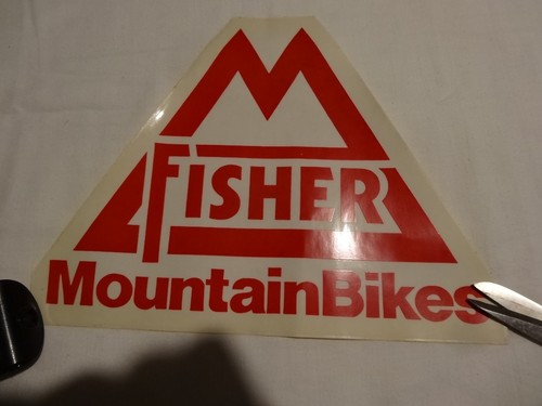 Autocollant vélo fisher - vélo,