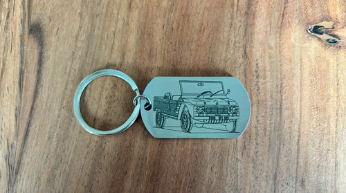 Porte clés inox citroen - clés,