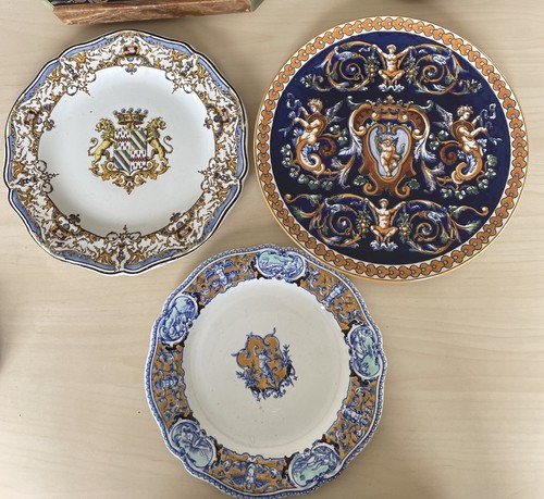 Assiettes gien armoirie - 3,