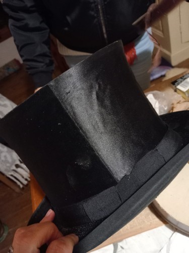 Chapeau haut forme ancien - haut, de
