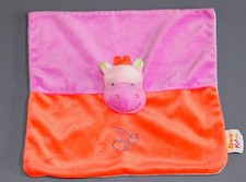Doudou plat hippopotame vache - doudou,