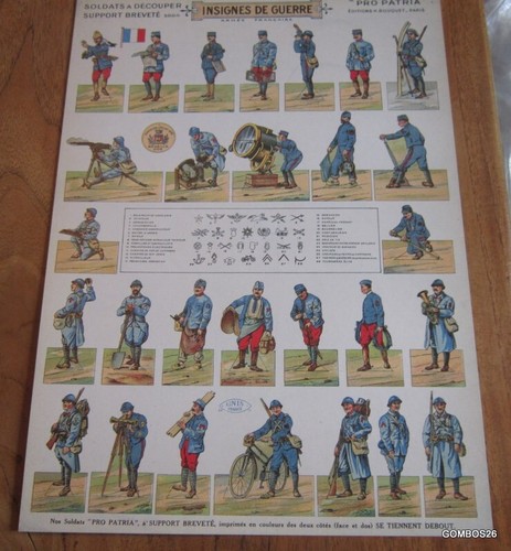 Planche soldats decouper - soldats, a