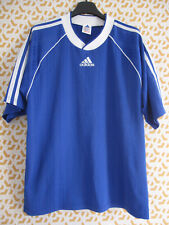 Maillot Adidas vintage Bleu année 2000 Football made in Tunisia jersey homme - S