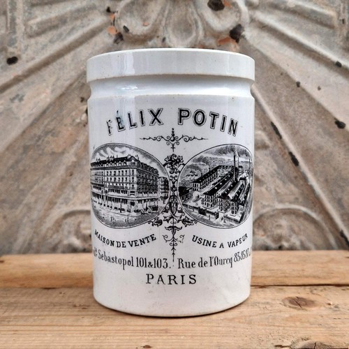 Ancien pot félix potin - pot, noir