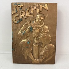 Médaille Plaque Présentoir Saint Crépin Chaussure Cordonnier Drago Militaire