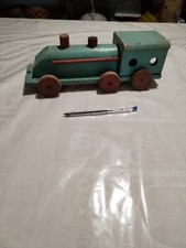 Ancienne Locomotive Bois A Trainer