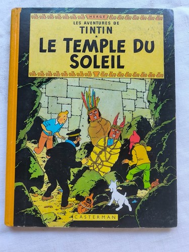 Tintin ancienne temple - bd,