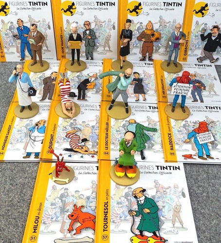 Moulinsart tintin figurines - tintin,