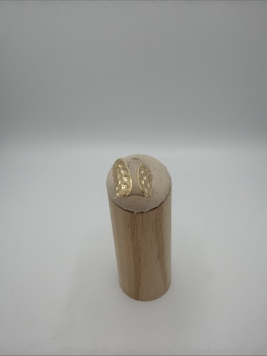Bague dorée ouverte effet