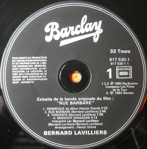 Bernard lavilliers rue - bernard,
