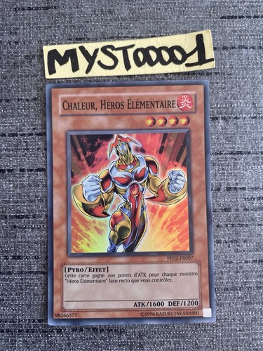 Carte chaleur héros - carte, yu-gi-oh!