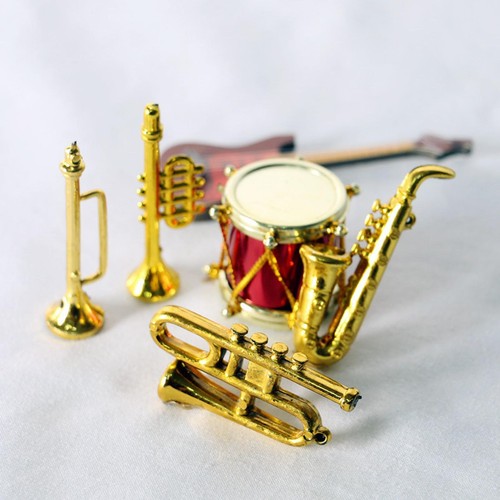 Trompette meuble miniature - trompette,